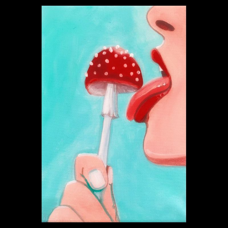 Pilz Pop-Art