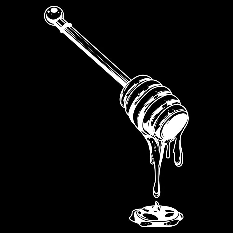 honey honey spoon beekeeper