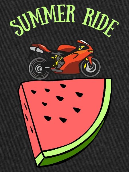 pastèque summer ride motard