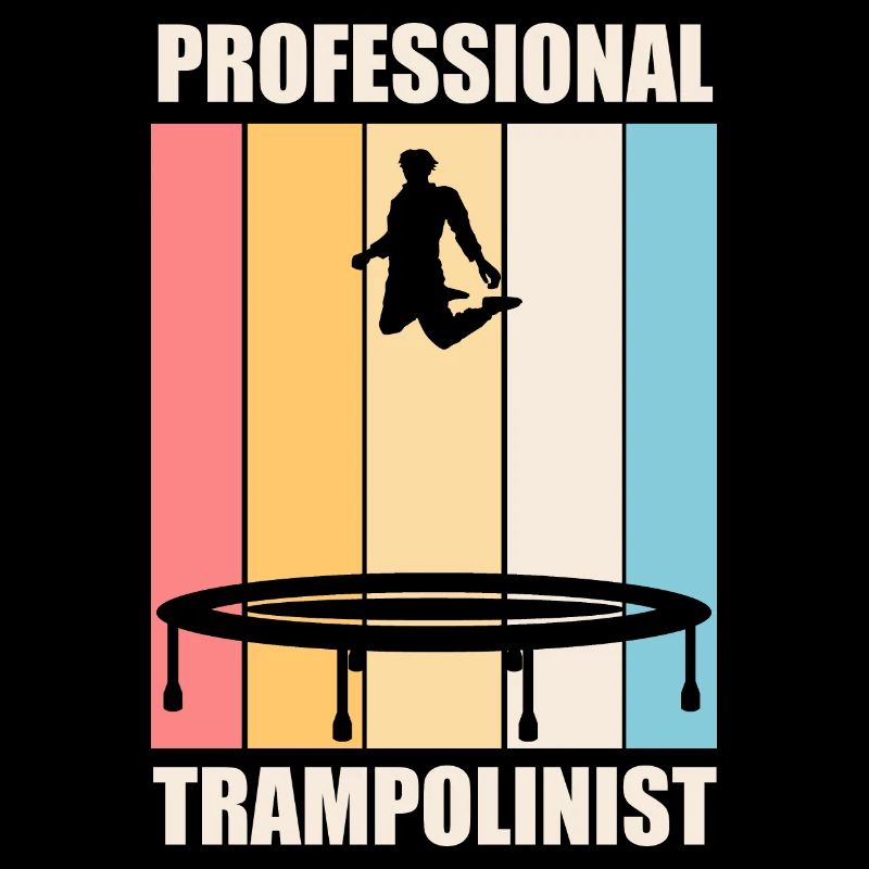 Trampoliniste professionnel drôle Citation Jumping