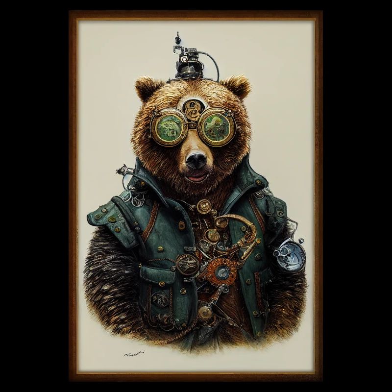 Steampunk bear