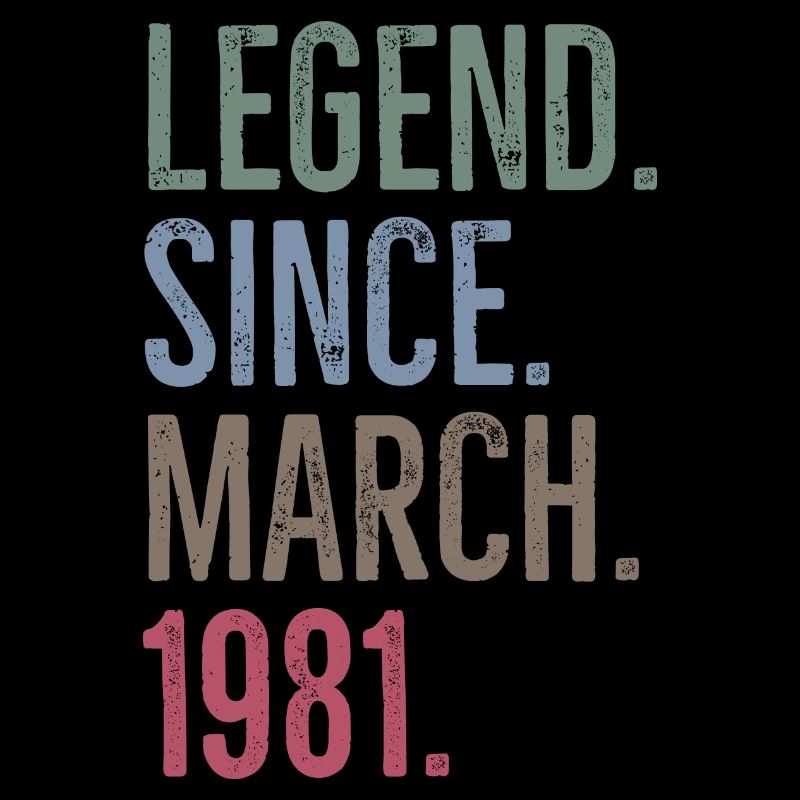 Legend Since March 1981