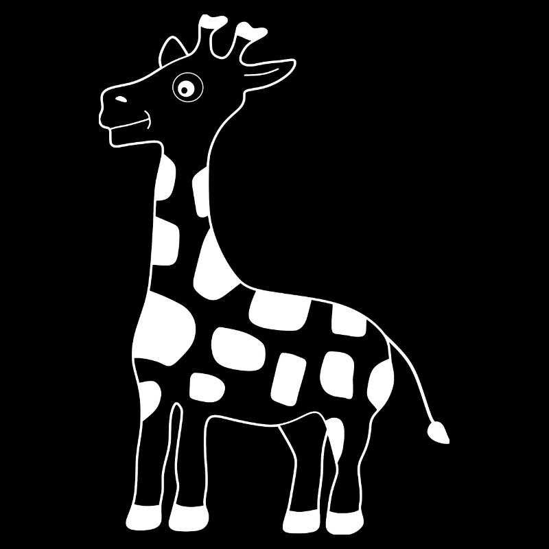 Girafe blanche