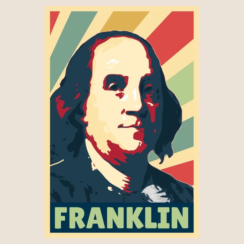 Benjamin Franklin Vintage Farben