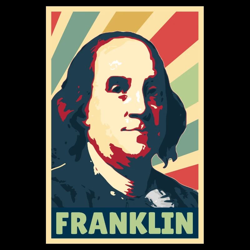 Benjamin Franklin Vintage Farben
