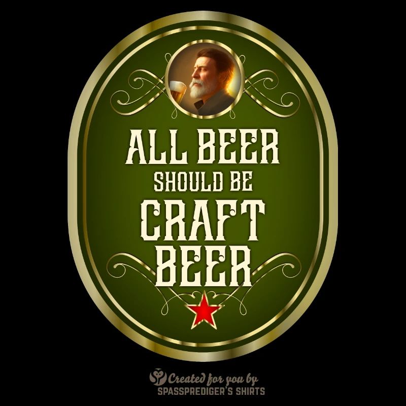 Craft Beer T-Shirt Design mit witzigem Spruch