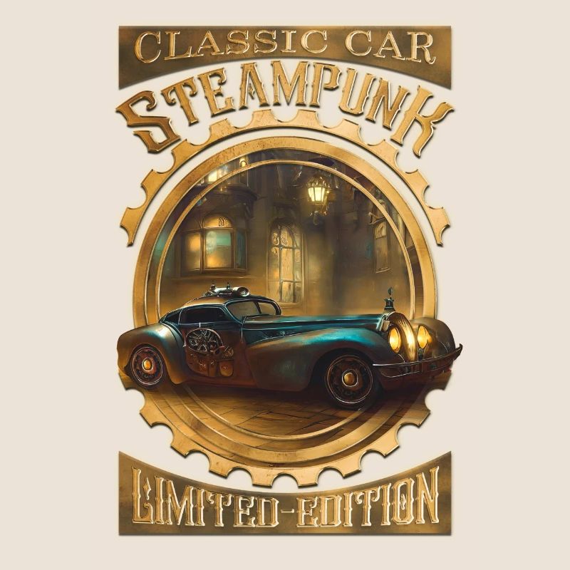 Steampunk Oldtimer klassisch, gotisch und elegant