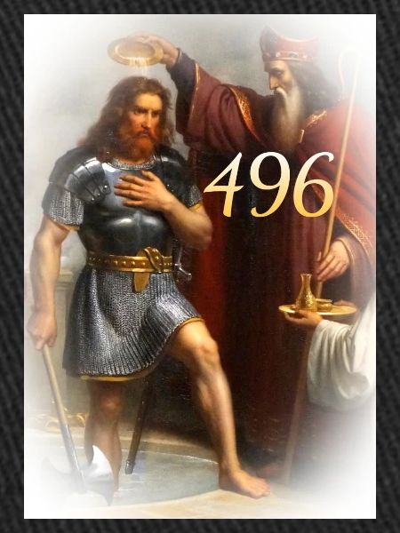 Batême de Clovis 496