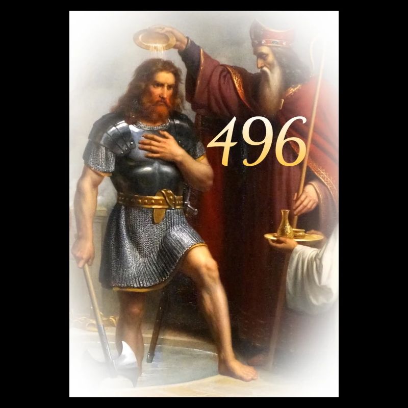 Batême de Clovis 496