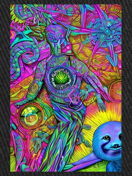 Psychedelic Sloth
