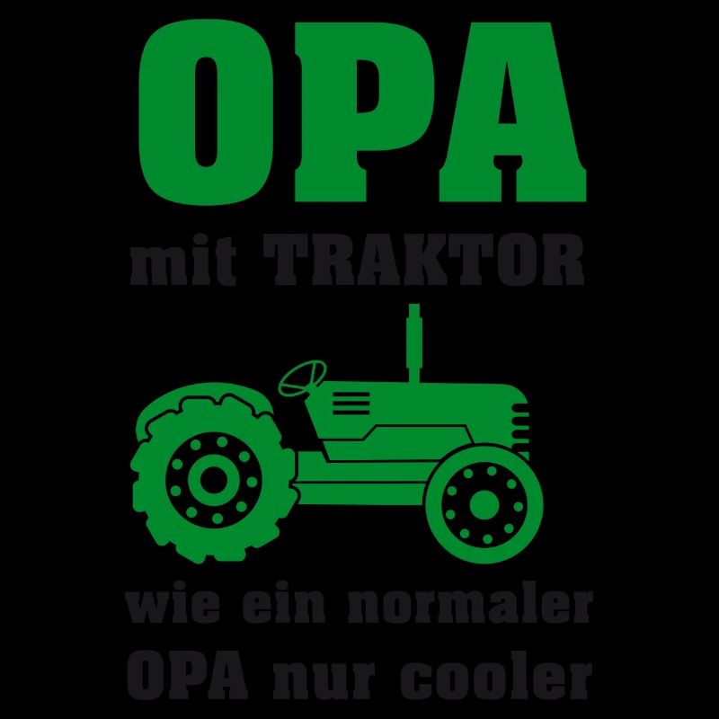 Opa mit Traktor