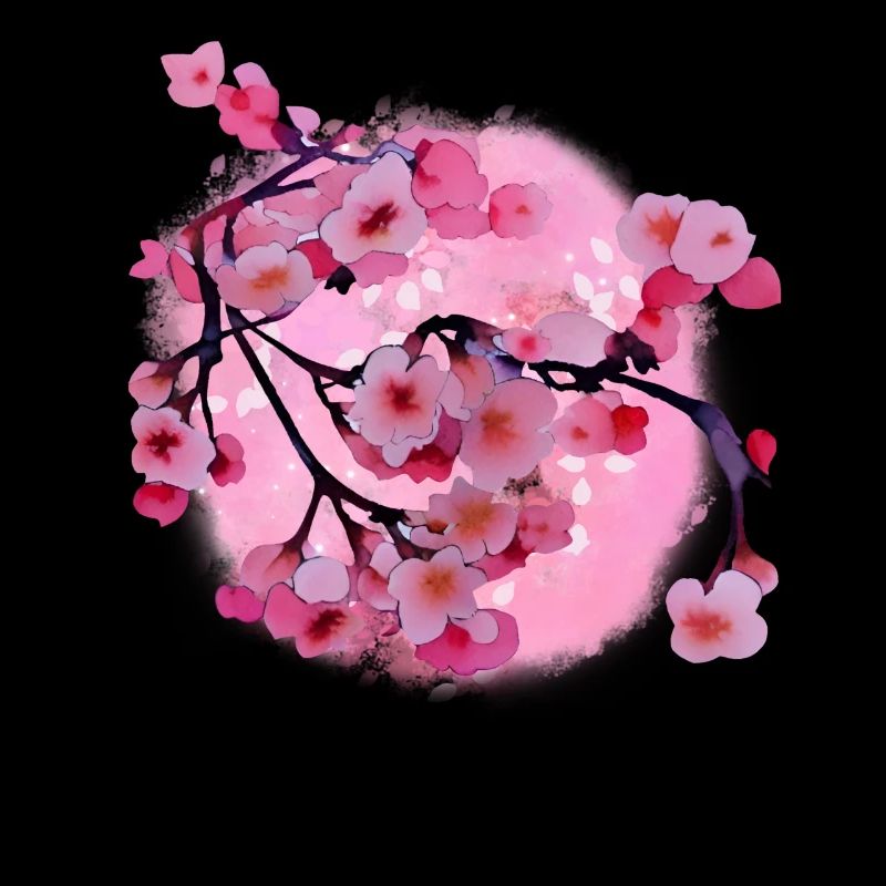 Japanese Cherry Blossom Art