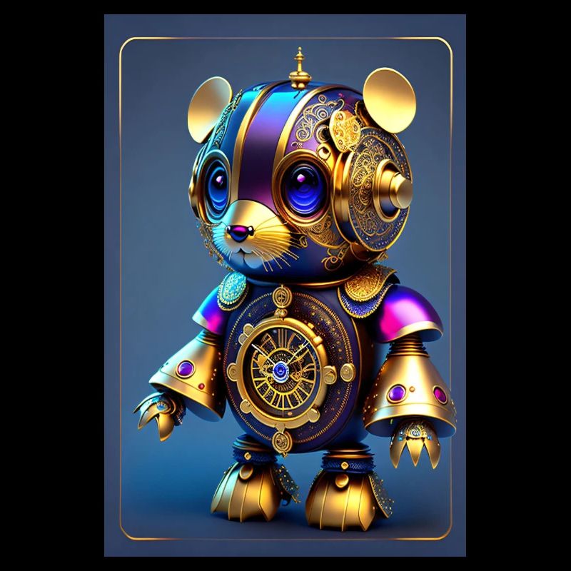 Mignon Clockwork Bébé Hamster Android