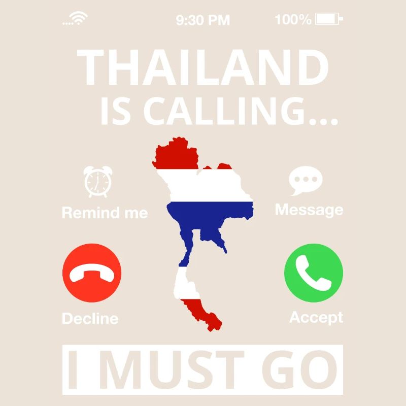 Thaïlande Drapeau Thaïlandais Drapeau utilisé Look