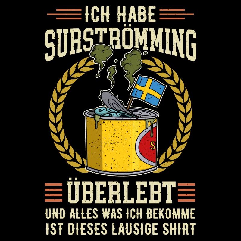Surströmming Schweden Skandinavien Spruch Dose