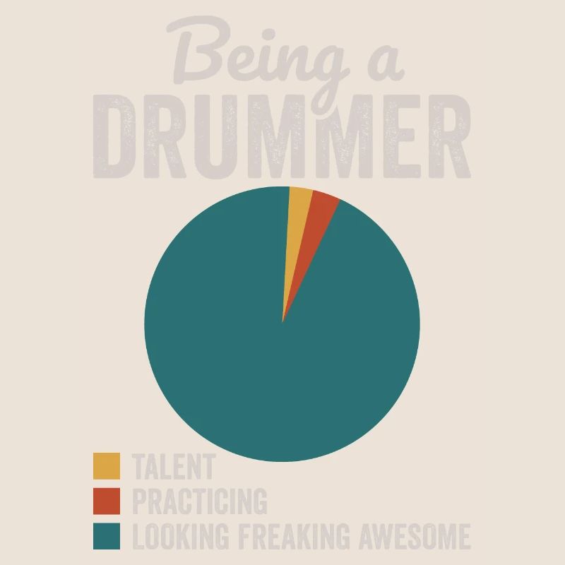Being a Drummer Percussion Drum Player Musician