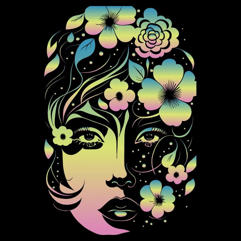 Blume Frau Farbe
