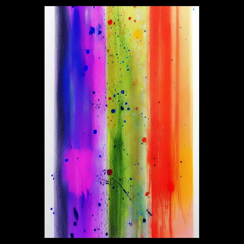Splashes of paint