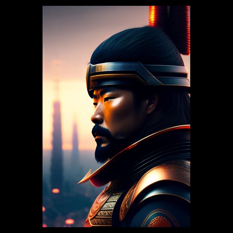 Futuristische Samurai