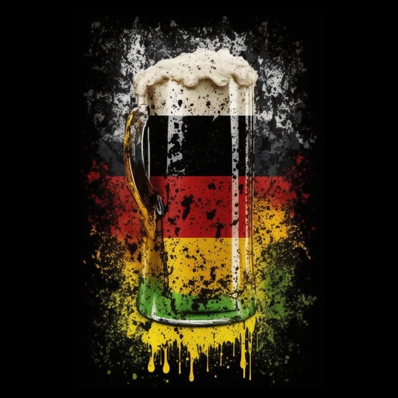 Deutschland Bier Flagge