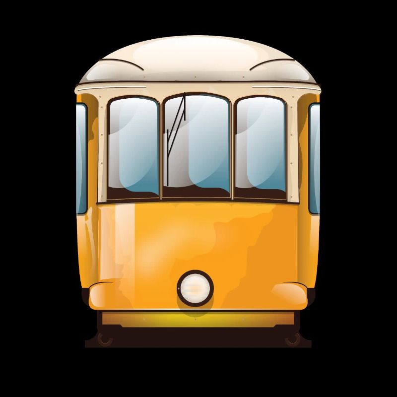 Tramway jaune