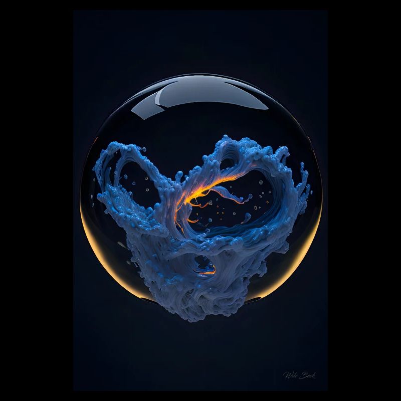 Wolken in einer Blase plasma 3