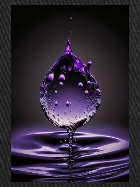 Gouttes violettes 4