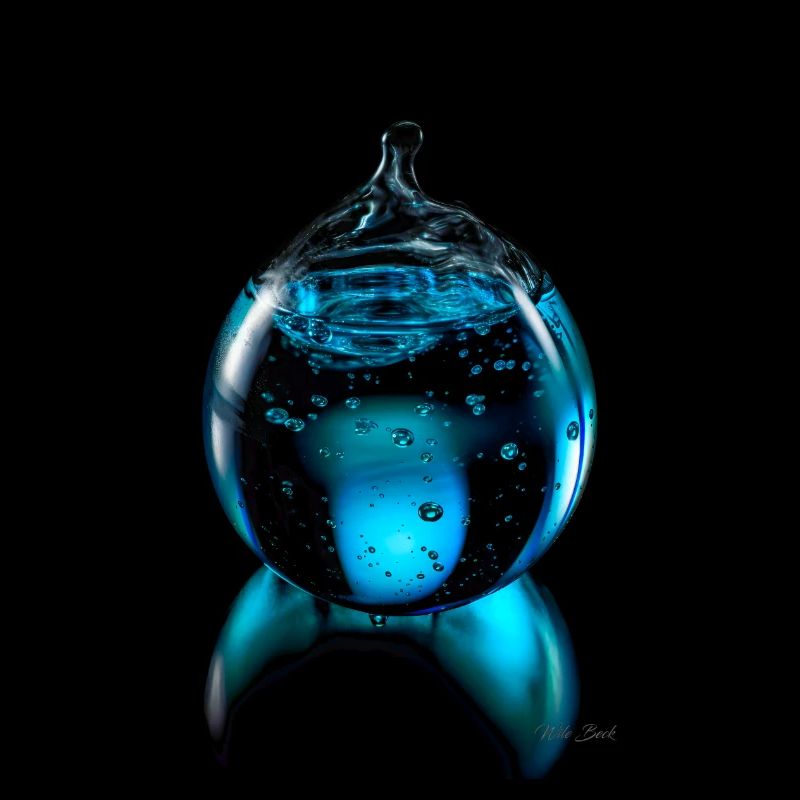 Drops cyan 6