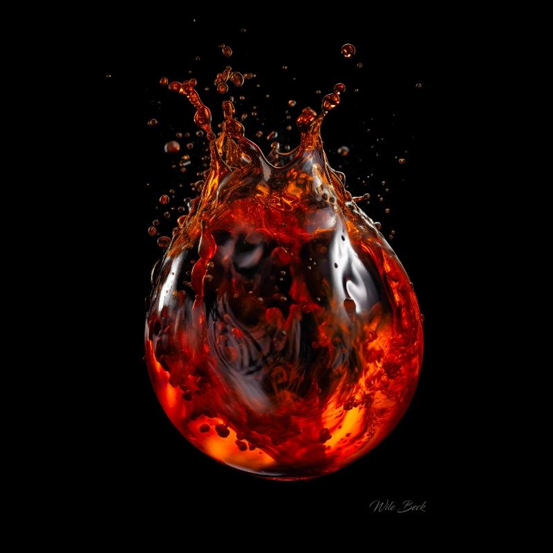 Gouttes de magma 5