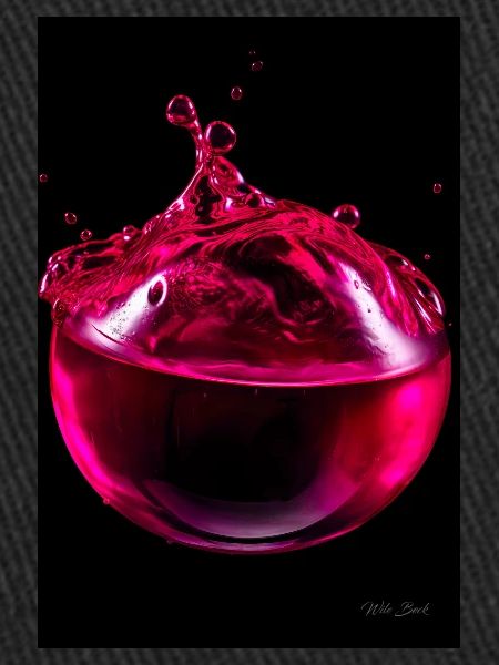 Gouttes magenta 6