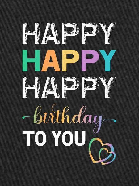 Joyeux anniversaire