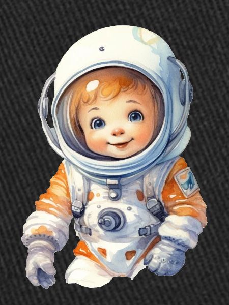 Dessin à l’aquarelle d’astronaute