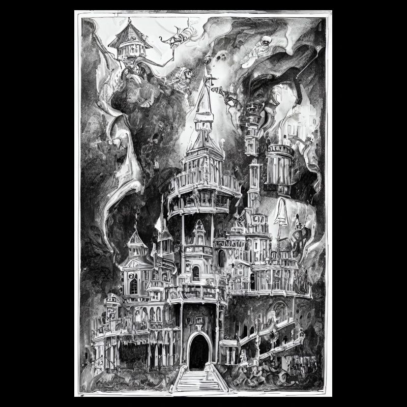 BLACK N' WHITE: Cursed Caslte