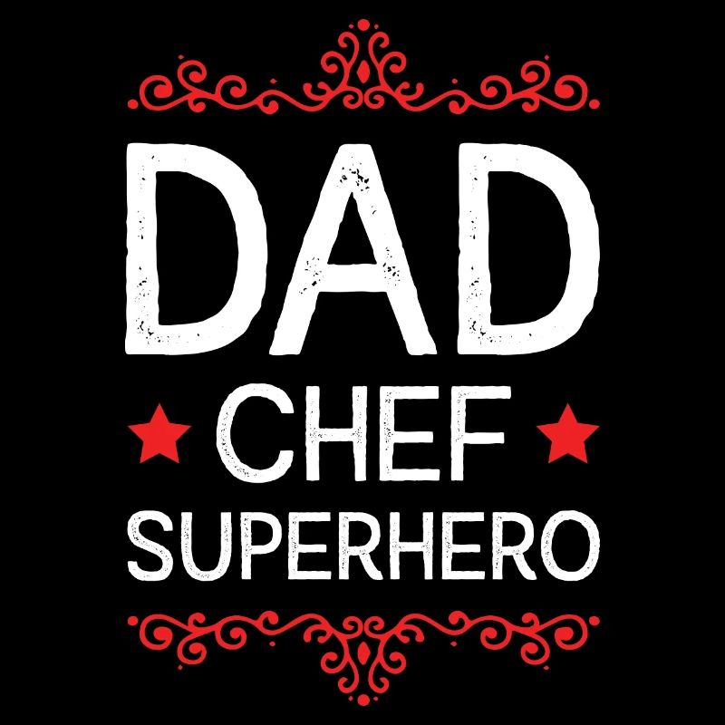 Dad Chef Superheld Papa