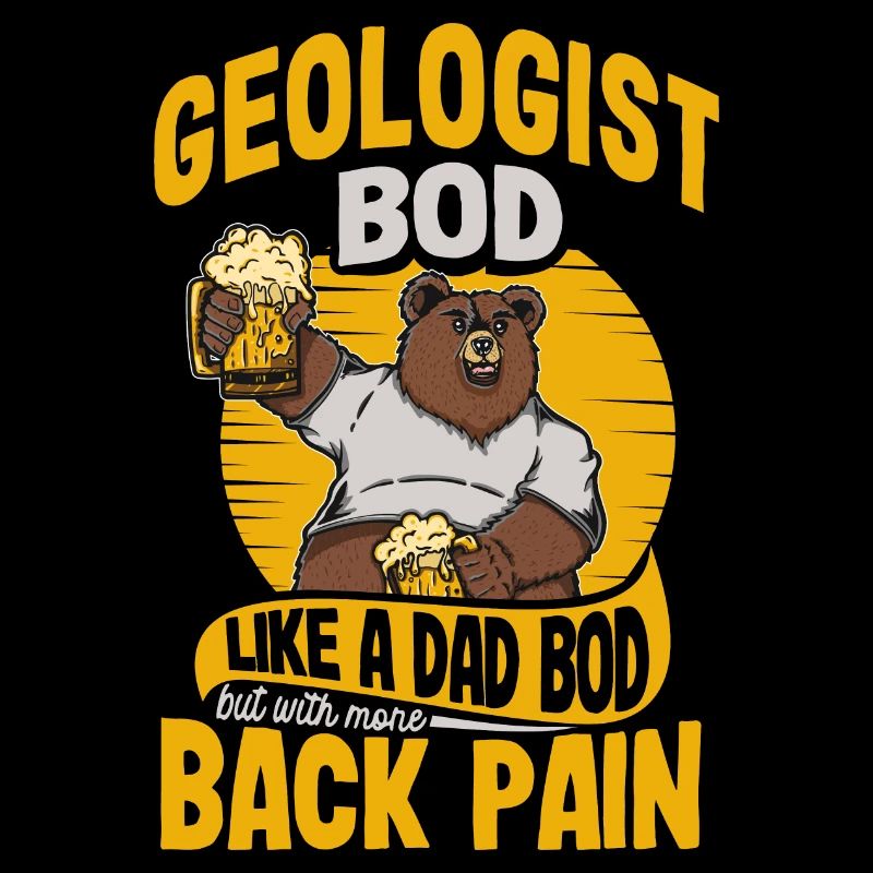 Géologue Bod Like A Dad Bod Funny Rock Collector