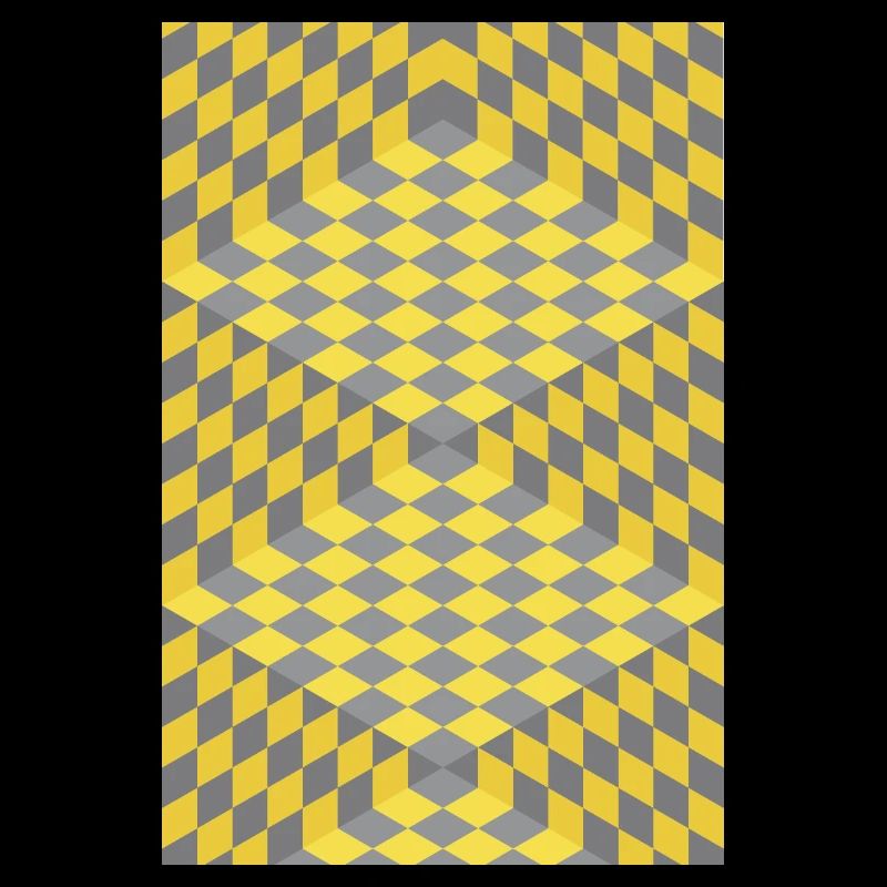 3D Chess Optical Illusion