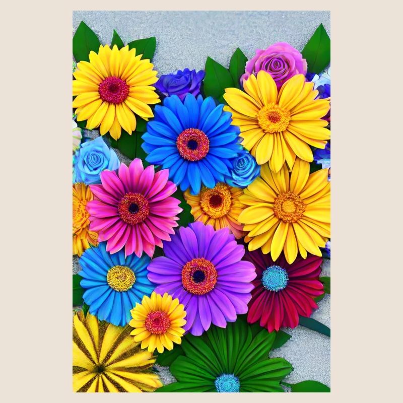 Fleurs multi