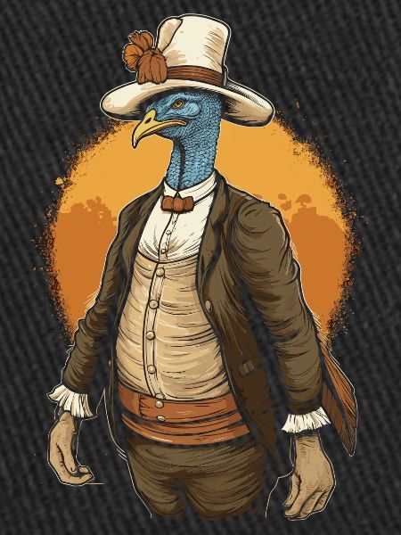 Thanksgiving American Pilgrim Turkey