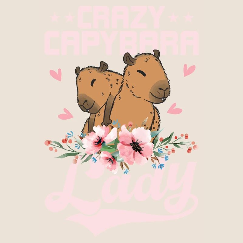 Crazy Capybara Lady Capibara Owner Mammal