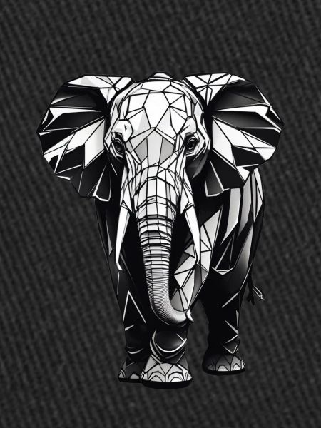 Geometric Style Elephant