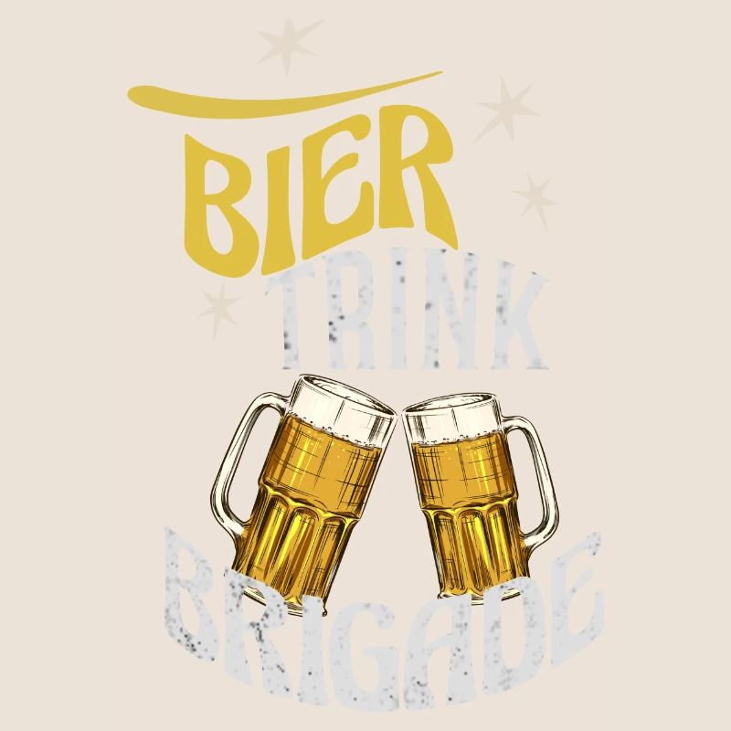 Bier Trink Brigade Biertrinker Männerabend