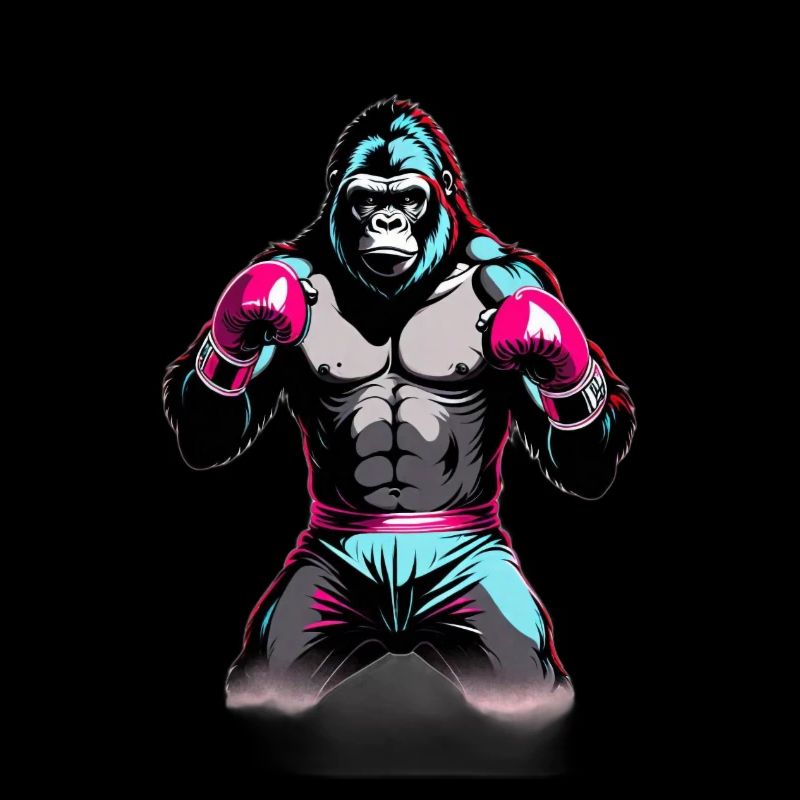 Boxe Boxeur Gorille