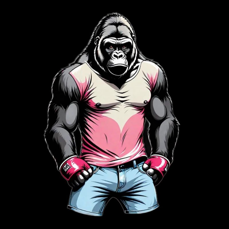 Boxe Boxeur Gorille