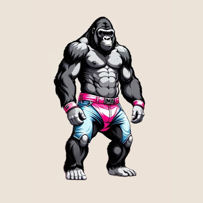 Boxe Boxeur Gorille