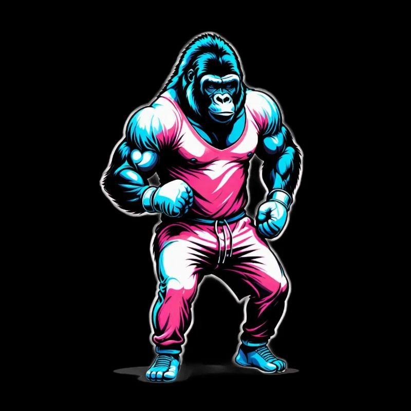 Boxe Boxeur Gorille