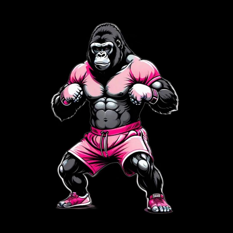 Boxe Boxeur Gorille
