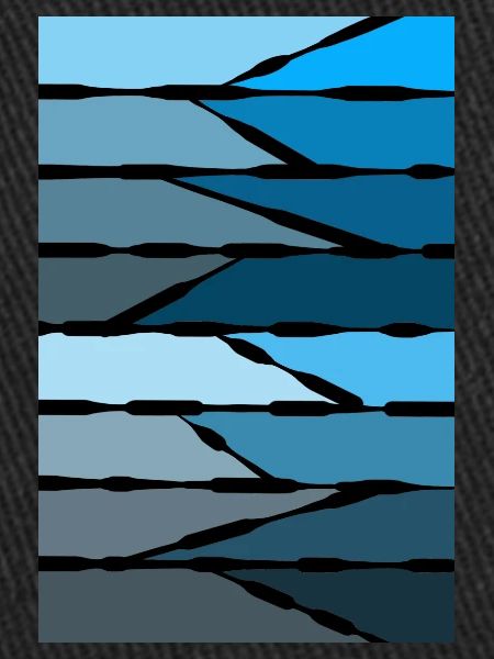 Bleu abstrait