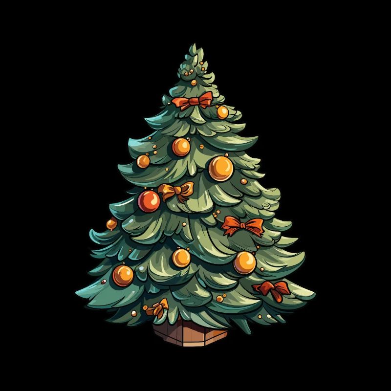 Weihnachtsbaum - Christbaum dekoriert