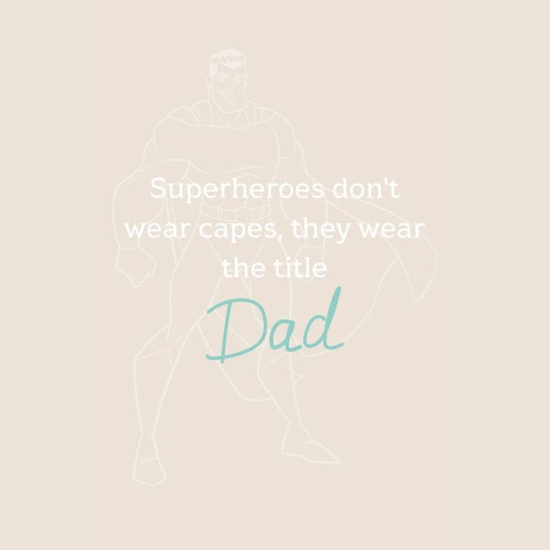 Superheld Papa