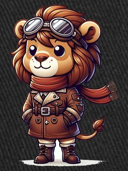 Pilote Lion mignon